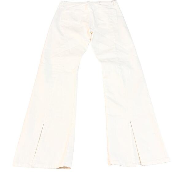 7 for all Mankind Easy Boot White Denim Jeans Size 31 - Picture 3 of 9